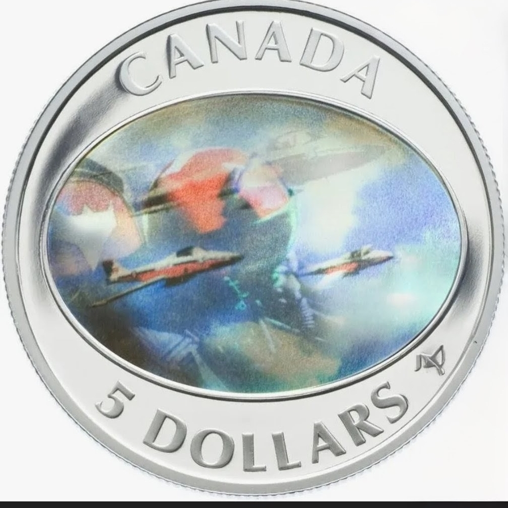 Canada 5 Dollars Silver Coin
